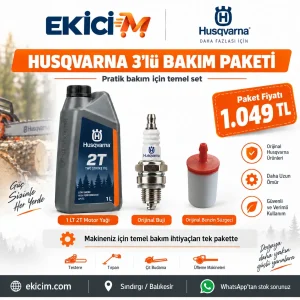 Husqvarna 3’lü Bakım Paketi