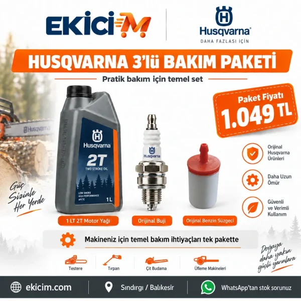 Husqvarna 3’lü Bakım Paketi